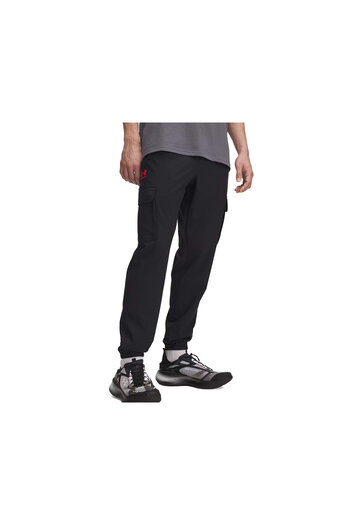 Under Armour Ua Vibe Woven Cargo Pants Men's Casual Cargo Sweatpants 1386558-002 Black