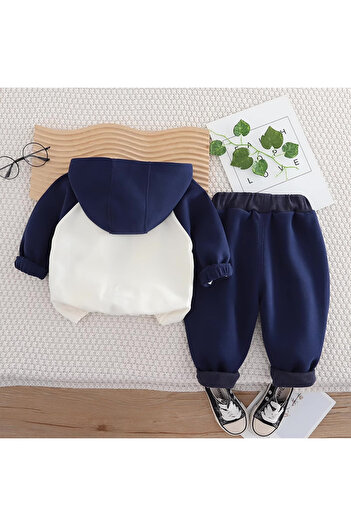 nannie Blue Kids Panda Bear Tracksuit - 12-18 months