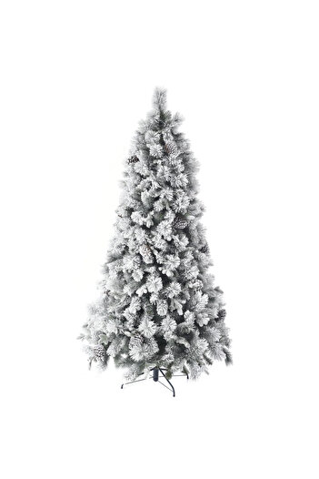 OEM Artificial Christmas tree with snow and cones Premium Frosted Pine, frozen look, 240 cm