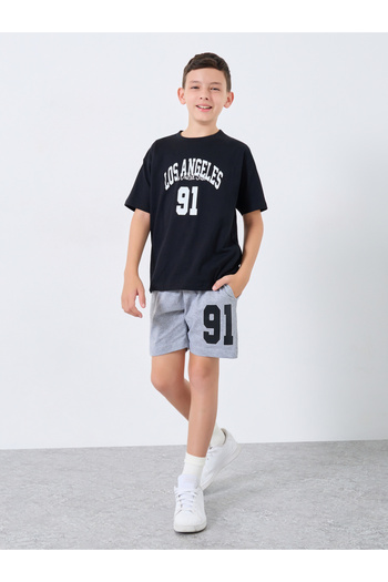 Styli Teen Graphic Print T-Shirt and Shorts Set