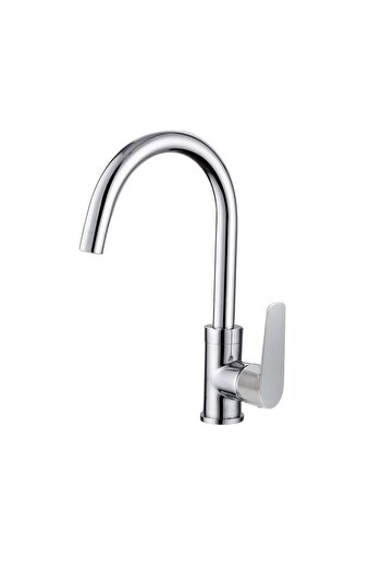 Danube Home Milano Calli Chrome Sink Mixer | Durable Brass | Modern Design | 5 Year Warranty