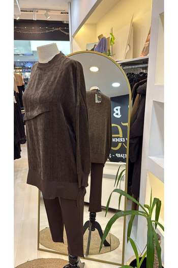Nuss Brown 3003 Silk Tunic