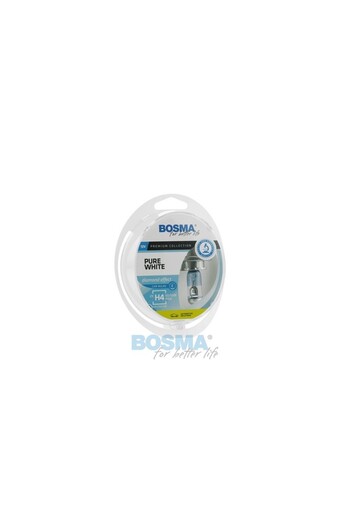 Bosmax H4 Pure White 12V 60/55W P43t Bosma 2Buc/Set