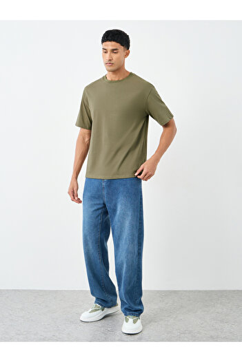 Styli Graphic Print Crew Neck Oversized T-Shirt