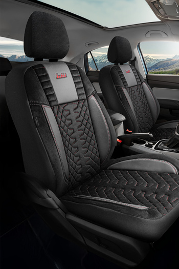 BUTTİ Forza Series Taytuyu Fabric Premium Car Seat Cover |   Supported, Front and Rear Full Set