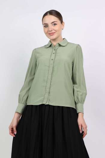 Nichii Oversized Solid Long-Sleeve Shirt