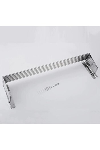 Aden Uscător de rufe retractabil din aluminiu, montat pe perete, 120 cm -