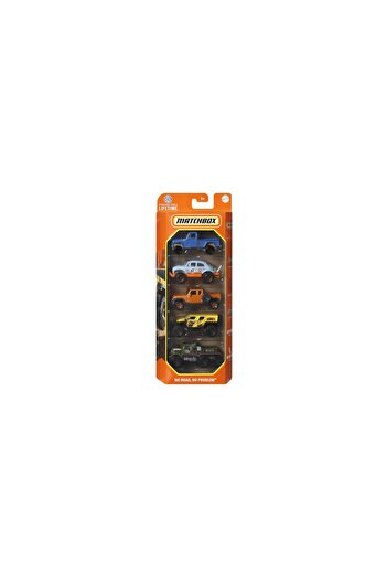 Matchbox SET 5 MASINUTE METALICE MBX NO ROAD NO PROBLEM SCARA 1:64