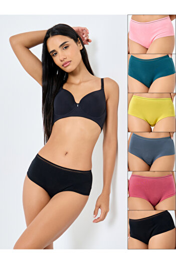 Styli Set of 6 - Comfortable Cotton Boyshort