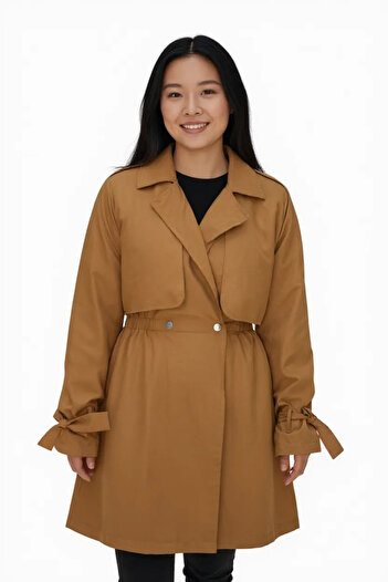NEWCO New Season Seasonal Rajat Trench Coat with Elastic Waist