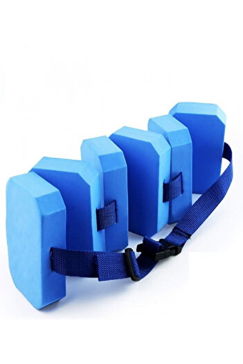 Burbujita Swimming Belt with 6 Foam Elements, Blue