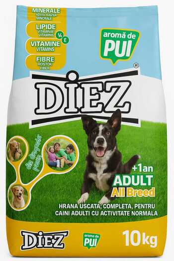 Diez Chicken flavoured dog food 10kg