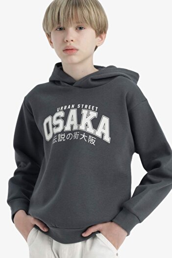 DeFacto Erkek Çocuk Sweat D4347A8/AR58 ANTHRA