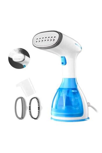 OEM Aparat de călcat cu abur vertical portabil pentru haine, 1500 W, albastru