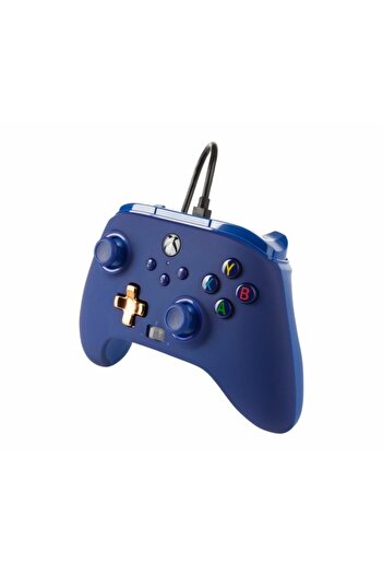 Powera EnWired Controller Wired for Xbox Series X/S, Xbox One, PC, 3.5mm Midnight Blue