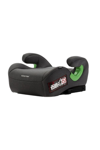 ADAMEX Inaltator auto isofix Bass omologat R129 i-Size, isofix reglabil si spuma moale, 125-150 cm, Gri
