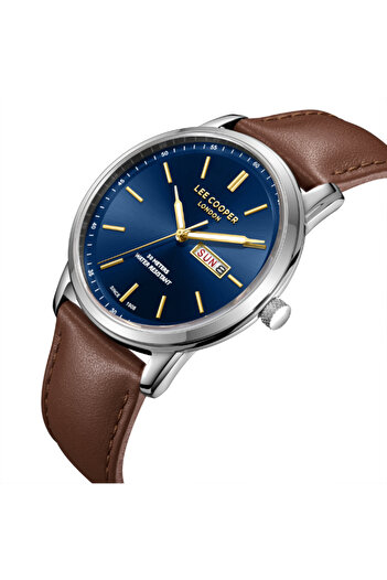 Lee Cooper Men's Analog Dark Blue Dial Watch - LC08235.394