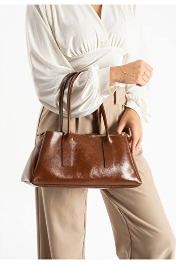 eflanmoda Soft Leather Women's Hand and Shoulder Bag