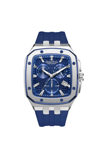 Quantum Men's Chronograph Dark Blue Dial Watch - HNG1033.389