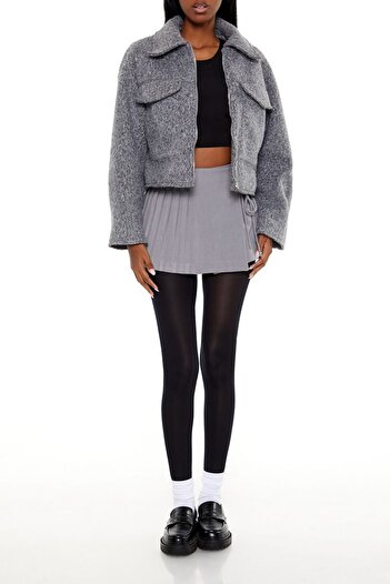 Forever 21 Keçeli Büyük Cep Detaylı Ceket