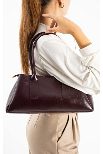 eflanmoda Soft Leather Women's Hand and Shoulder Bag
