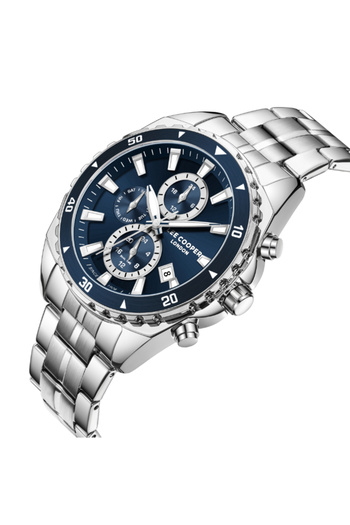 Lee Cooper Men's Multi Function Dark Blue Dial Watch - LC08217.390
