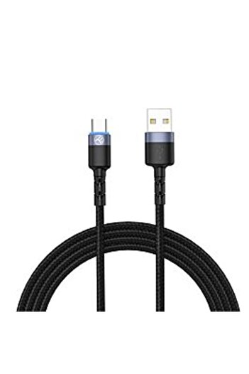 TELLUR USB Type-C Cable TLL155363, 1.2m, LED, Black
