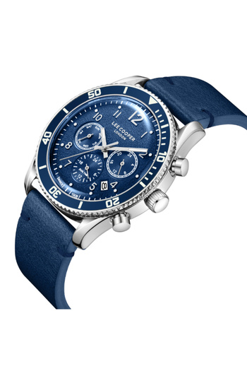 Lee Cooper Men's Multi Function Dark Blue Dial Watch - LC08260.399