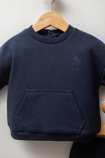 U.S. Polo Assn. Baby Boy Three Thread Bottom and Top Set