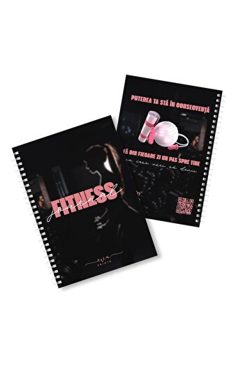 OEM Fitness Journal Eva Prints – Planning & Motivation – A5 Spiral Planner