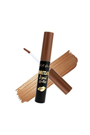 L.A. Girl Metal Liquid Lipstick, Satin Gold
