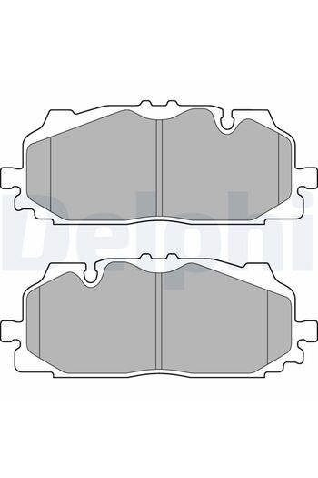 DELPHİ Brake pad set, front, Audi Q5, FYB, FYG,