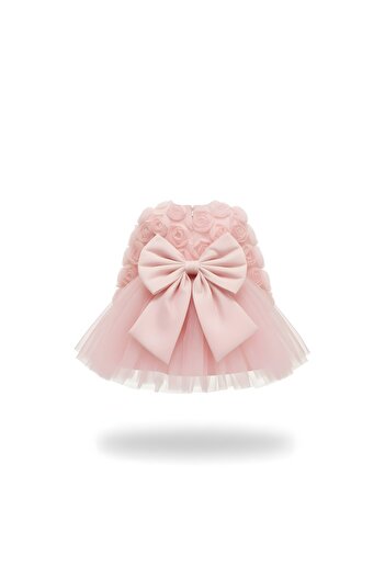 BEYAZ BEBE Rose Girl's Dress