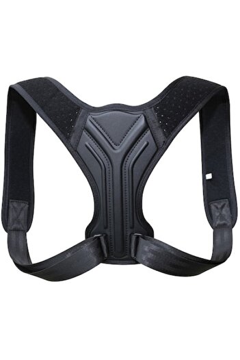 NEO ™ Back Protector with Straightening Function, Leather, Adjustable, XL, Black
