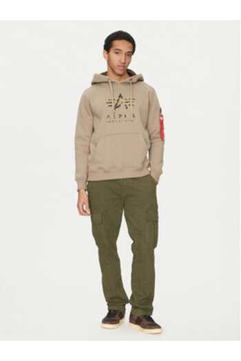 Alpha Industries Ανδρικό Φούτερ 146337 Μπεζ