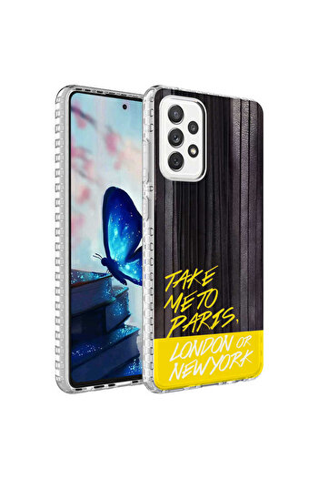 zore Galaxy A23 Case Airbag Edges Colorful Pattern Silicone Shrp Elegans Cover - No3