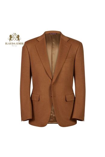 İlayda Cinnamon Men's Blazer Suede Jacket