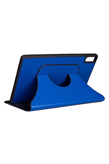 zore Lenovo Tab P11 11.5 (2Nd Gen) Compatible Sharp Fest Rotatable Stand Case-Blue