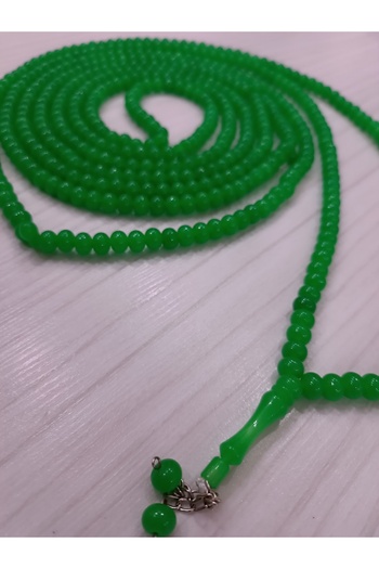 Bayraktar 500 Luxury Tesbih Beads in Green Color