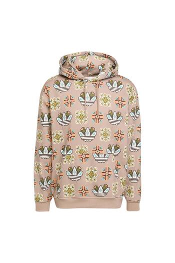 adidas Men's Brown Sweatshirt Graphic Lo Hd Jw1084