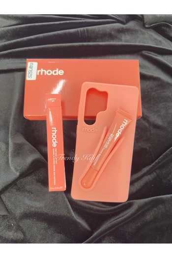 TRENDY KILIF Samsung (S24 Ultra) Compatible Rhode Case (Peach Pit)