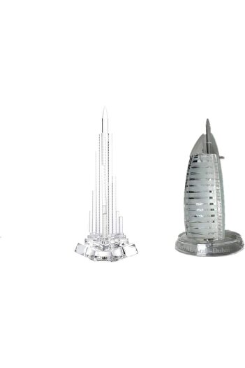 Generic Burj Al Arab and Burj Khalifa 3D Glass Model (Big Size)