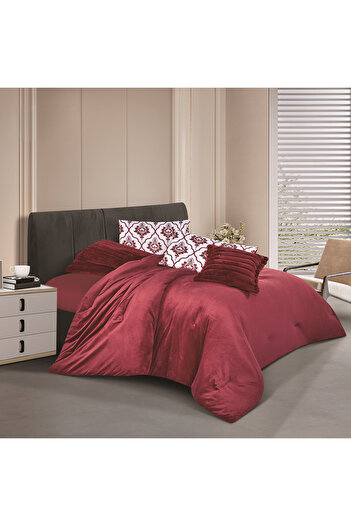 Red Rose Eylaf winter microfiber bedspread, 7 pieces, for two people