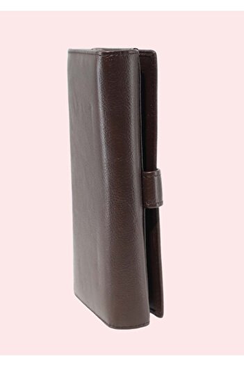 HASSION Leather Women's Wallet A05, Mocca