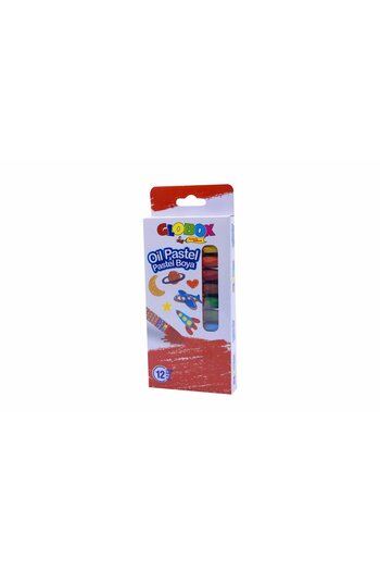 Globox Pastel Crayons 12 Colors (3-D)
