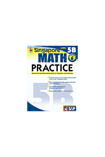 Frank Schaffer Publications Practică matematică Singapore Nivelul 5B, Clasa a 6-a