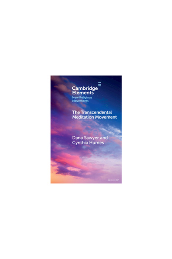 Cambridge The Transcendental Meditation Movement