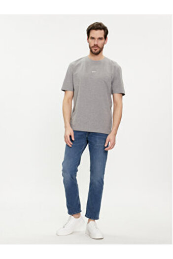 BOSS Ανδρικό T-Shirt 50473278 Γκρι