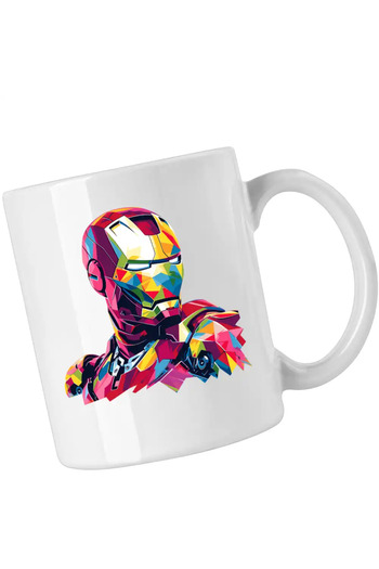 OEM Iron Man Geometric Mug Iron Man Steel