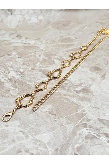 Desre Moda Gold Chain Belt Women's Belt Dress Belt Waist Belt Body Belt Shirt Belt